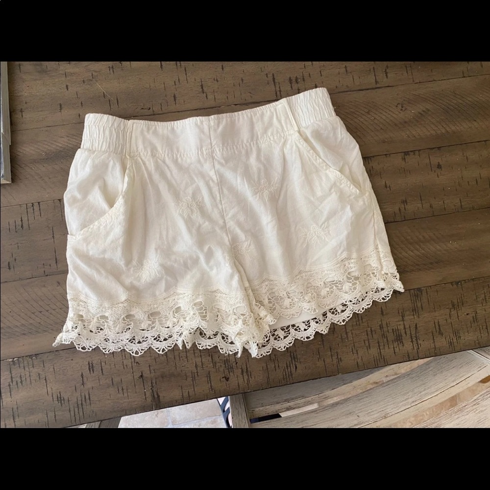 White shorts
